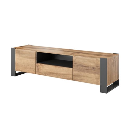 Meuble TV Design Décor Bois Métal 180 Cm Yosh