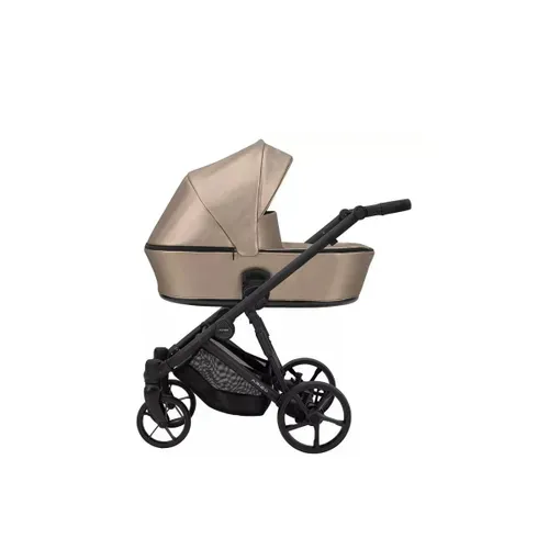 Poussette Arizo 13 Cappuccino Écologique Avec Cadre Noir - Confort Et Style