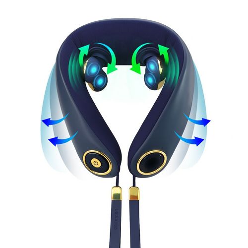 Masseur Shiatsu Cou épaules Chauffant Avec Fonction Bluetooth  Mv-collargrand