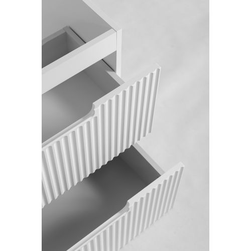 Meuble De Salle De Bains, Blanc / Chêne Craft 120 (2 X 60) X 58,6 X 46 Cm