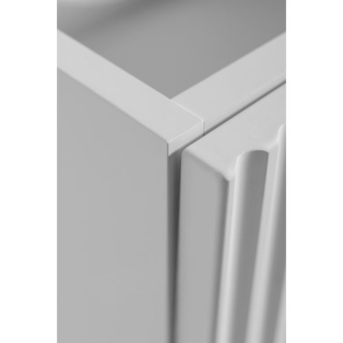 Meuble De Salle De Bains, Blanc / Chêne Craft 120 (2 X 60) X 58,6 X 46 Cm