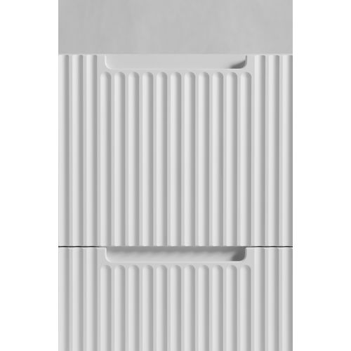 Meuble De Salle De Bains, Blanc / Chêne Craft 120 (2 X 60) X 58,6 X 46 Cm