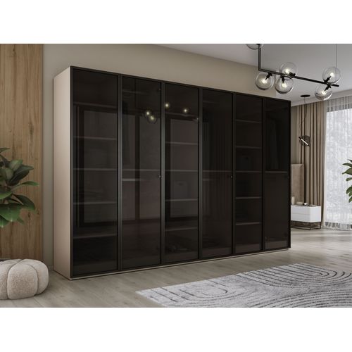 Armoire : Beige Sable / Verre Antisol, 300 X 200 X 51 Cm