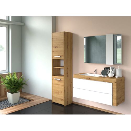 Armoire De Salle De Bain, Chêne Artisan, 170 X 40 X 30 Cm