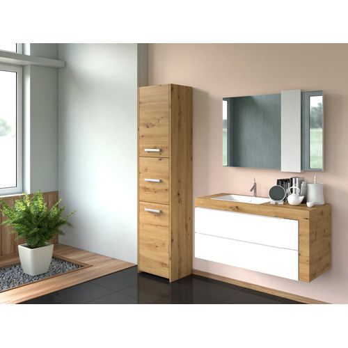 Armoire De Salle De Bain, Chêne Artisan, 70 X 40 X 30 Cm