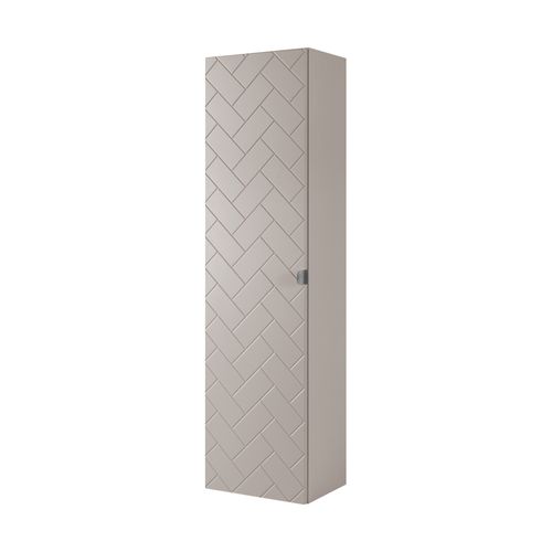 Meuble De Salle De Bain, Cachemire, 35 X 136 X 27 Cm, Poignées Argentées