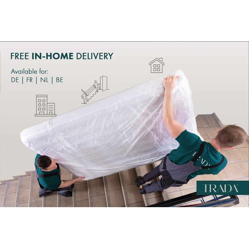 Ensemble 180x200 Cm Bilbao Rangement Et Matelas Ressorts Ensachés En Velours Beige