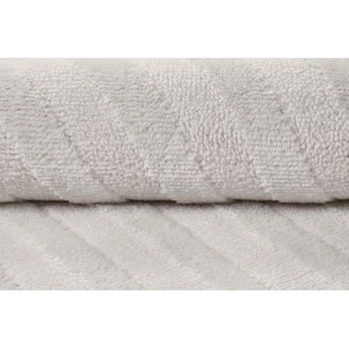 Hygge Moderne Crème Blanc Géométrique 3d - 160x220cm