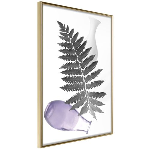 Affiche Murale Encadrée "floral Alchemy Ii" 40 X 60 Cm Doré