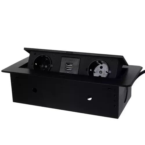 Double Prise Encastable Pour Plan De Travail Avec Port USB