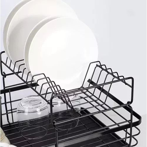 Egouttoir à Vaisselle à Deux Niveaux 43 X 29 X 27 Cm