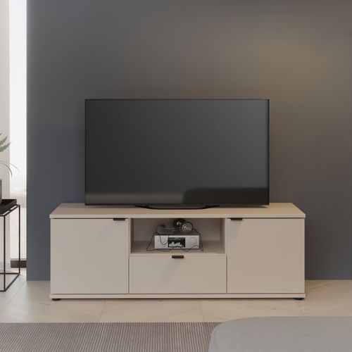 Meuble TV L.129cm AMBROISE beige