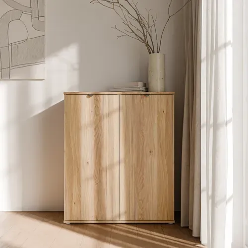 Buffet haut UNIK Imitation chêne vue d'ambiance 1