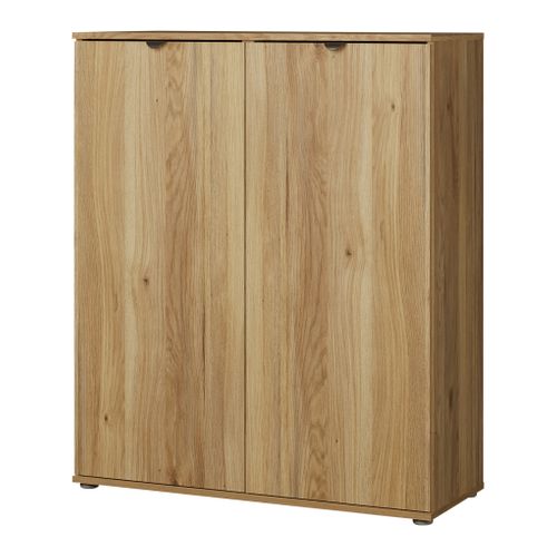 Buffet haut UNIK Imitation chêne vue de profil