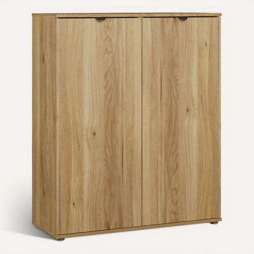 Buffet haut UNIK Imitation chêne vue 3/4