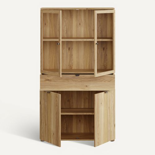 Vitrine UNIK Imitation chêne
