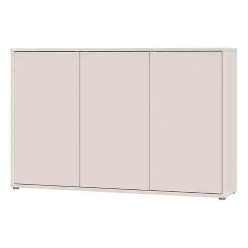 Buffet 3 portes CANELLE Sable vue de profil