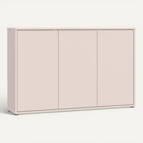 Buffet 3 portes CANELLE Sable vue 3/4