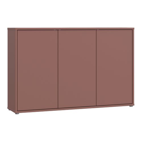 Buffet 3 portes CANELLE Terracotta vue 3/4