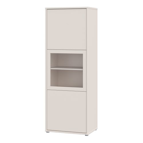 Vitrine CANELLE Sable vue de profil