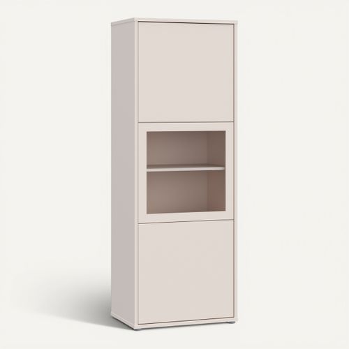 Vitrine CANELLE Sable vue 3/4