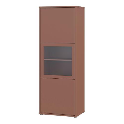 Vitrine CANELLE Terracotta vue de profil