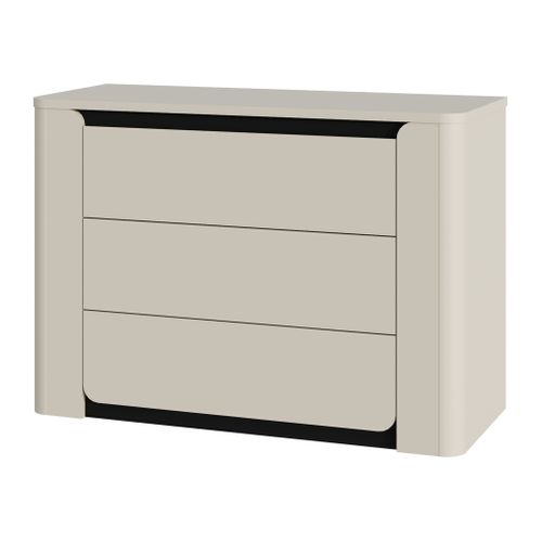 Commode 3 tiroirs VICTOR sable