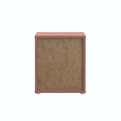 Chevet 2 tiroirs CANELLE terracotta vue de derrière
