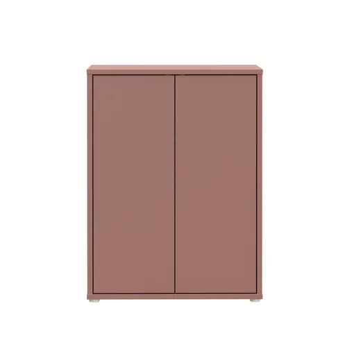 Rangement 2 portes battantes CANELLE terracotta