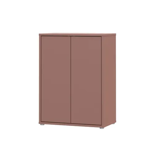 Rangement 2 portes battantes CANELLE terracotta