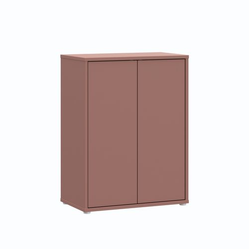 Rangement 2 portes battantes CANELLE terracotta