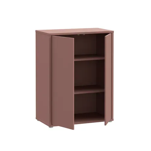 Rangement 2 portes battantes CANELLE terracotta