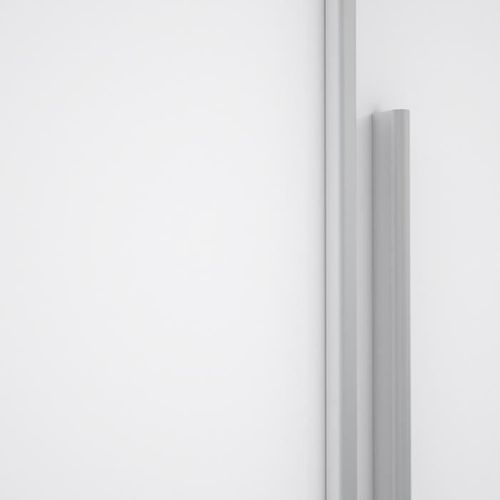 Armoire 2 Portes Battantes + 2 Portes Coulissantes - Blanc Mat - L 270,3 X P 61,2 X H 210 Cm