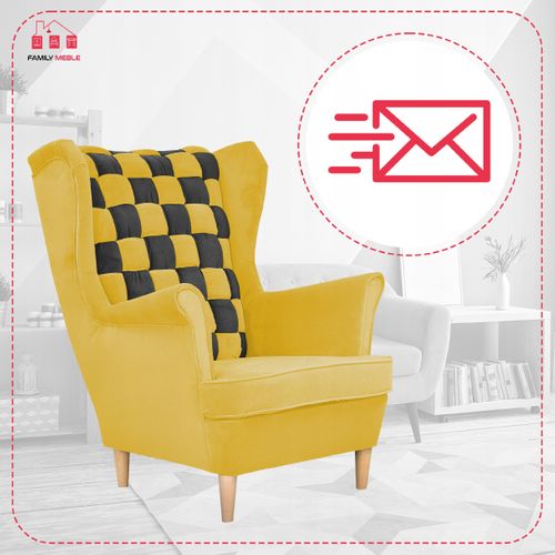 Fauteuil - Family - Carol - Jaune - Trinity 18