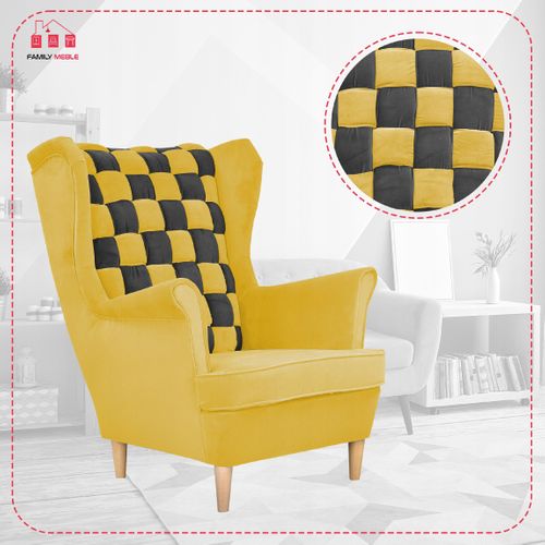 Fauteuil - Family - Carol - Jaune - Trinity 18