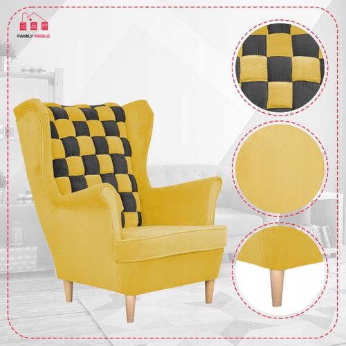 Fauteuil - Family - Carol - Jaune - Trinity 18