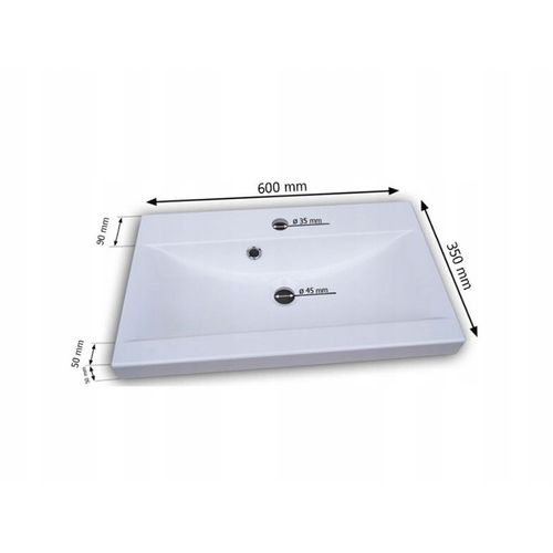 Salle De Bain Suspendue Lavabo 2 Colonnes + Miroir étagères Châtaignier Mat