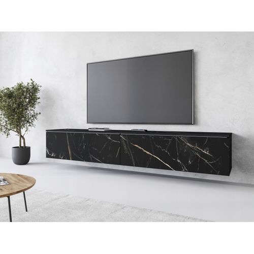 Meuble TV 180 Cm San Sebastian Mat Suspendu Ou Posé