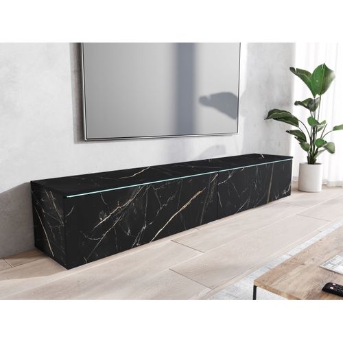 Meuble TV 180 Cm San Sebastian Mat Suspendu Ou Posé
