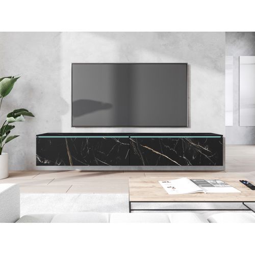 Meuble TV 180 Cm San Sebastian Mat Suspendu Ou Posé