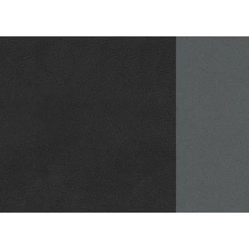 Le Canapé D'angle Droit 5 Places Noir Avec Une Relaxation - Taunus