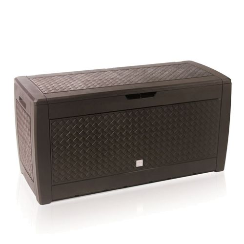Boxe Matuba  Coffre De Jardin 310 Litres Chocolat 119 X 48 X 60 Cm