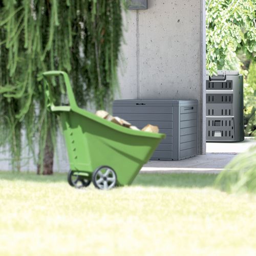 Coffre de Jardin 190l Plastique Anthracite Boardebox 78 X 43,3 X 55 Cm