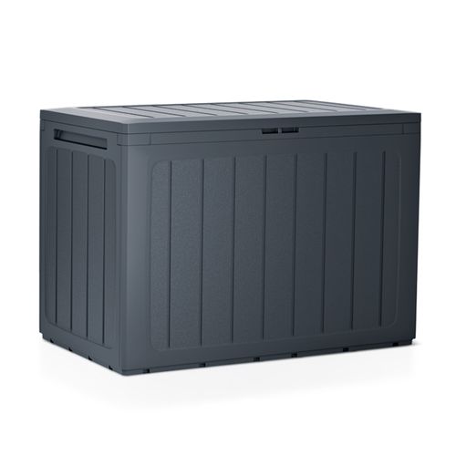 Coffre de Jardin 190l Plastique Anthracite Boardebox 78 X 43,3 X 55 Cm