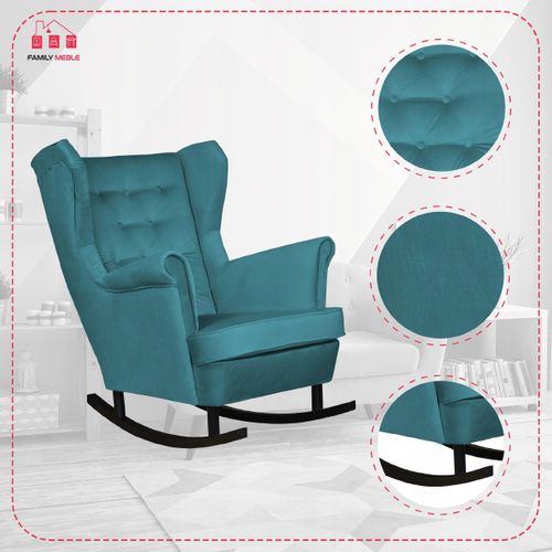 Fauteuil à Bascule - Family - Diana - Bleu - Bascule - Amore 66