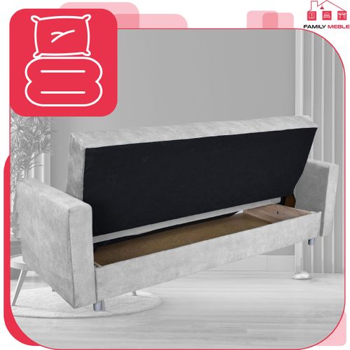 Canapé Convertible - Family - Alicja - Gris - Convertible - Aura 13