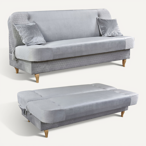 Canapé Convertible - Family - Royal - Gris - Convertible