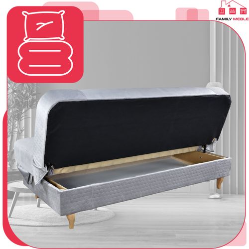 Canapé Convertible - Family - Royal - Gris - Convertible