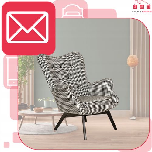 Fauteuil - Family - Luna Print - Noir