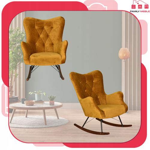 Fauteuil à Bascule - Family - Luna - Jaune - Bascule - Royal 10 - Réf 4959